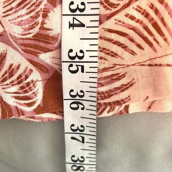 ⭐️Tahari,Softest Linen,V-neck,Lined,Fun Twirl-able Trapeze Dress, POCKETS,Size L - Picture 14 of 14